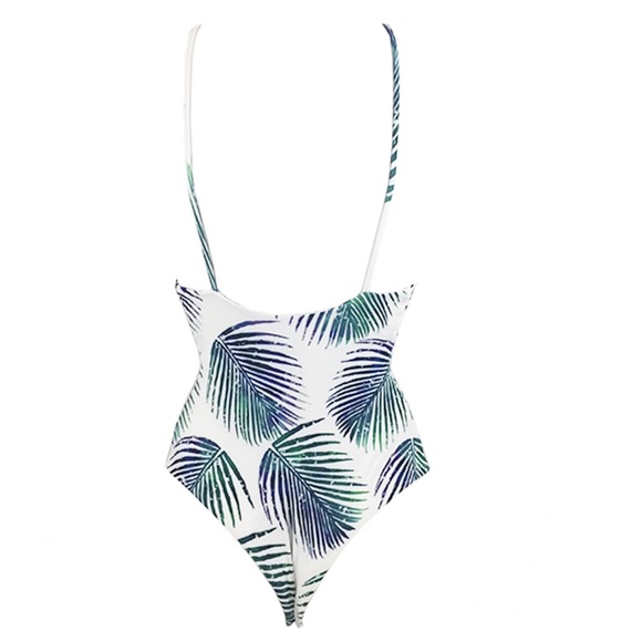 Stone Fox Swim Hermosa One Piece in Petrogleaf - Picture 2 of 2